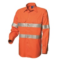 Koolflow Hi-Vis Button-Up Shirt With Reflective Tape