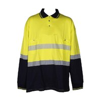 Men's Hi-Vis Polo Shirts With Reflective Tape
