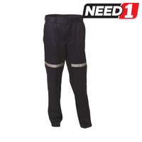 Men's Fire Retardant Drill Trousers with Reflective Tape
