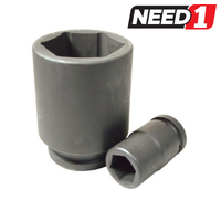 1" Drive Impact Socket Long 1-15/16" - 3"