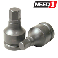 1" Drive Impact Socket In-Hex 5/8" - 3/4"