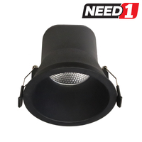 10W SMD LED Deep Set Anti-Glare Round Recessed Downlight