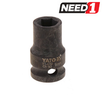 Impact Socket - 3/8" Drive - Sizes: 8mm - 24mm