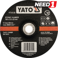 10 x Stone Cutting Discs 180 x 3.2 x 22mm