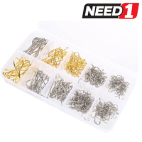 400pcs Assorted Fish Hooks