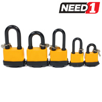 5 x Waterproof Padlocks