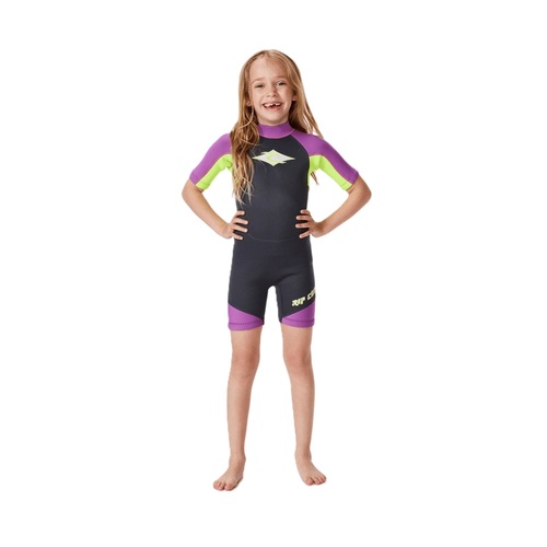 Girl's Groms Omega 1.5mm Back Zip Springsuit Wetsuit