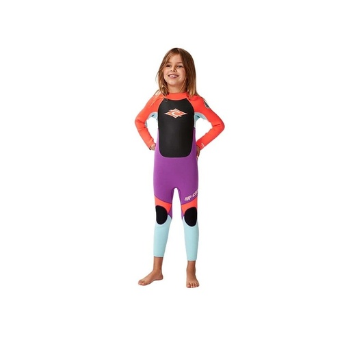 Girl's Groms Omega 3/2 Back Zip Steamer Wetsuit