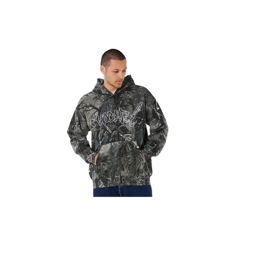 Men's Rip Script Camo Hood Jacket