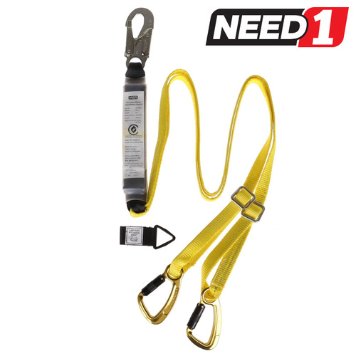 Shock Absorbing Rope Lanyard