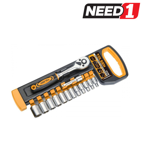 14pc Ratchet Handle Socket Set