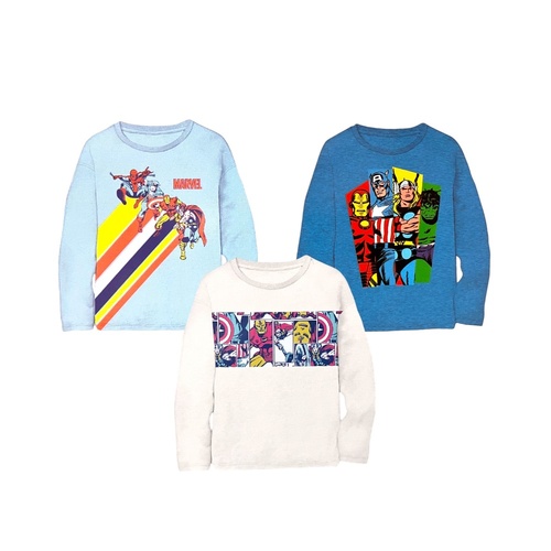 3pcs Kid's Long Sleeves Tee