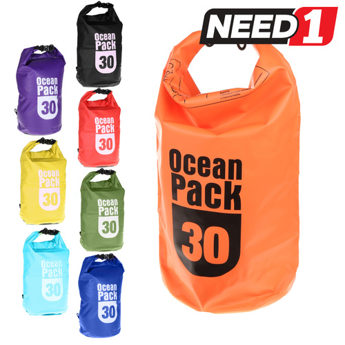 Ocean Pack Waterproof Dry Bag 30L - Available in various colours