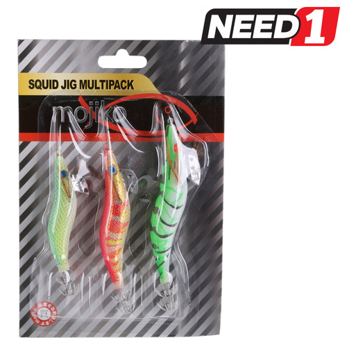 Set of 3 Squid Jigs