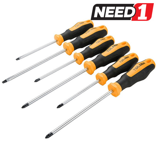 6pc Magnetic Screwdriver Set