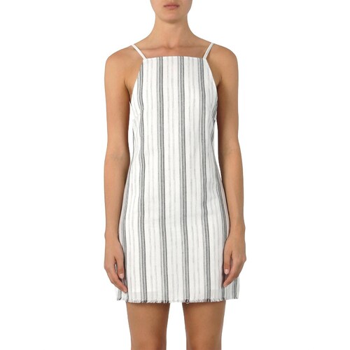Brooke Linen Stripe Dress