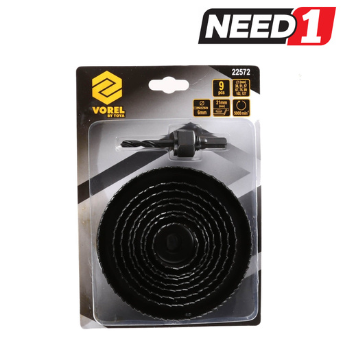 9pc Hole Saw Set