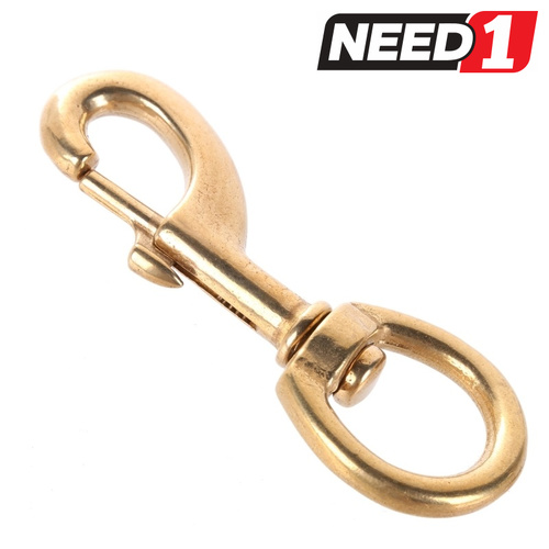Solid Brass Swivel Bolt Snap Hooks