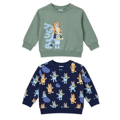 Kid's 2pk Crew Sweatshirts