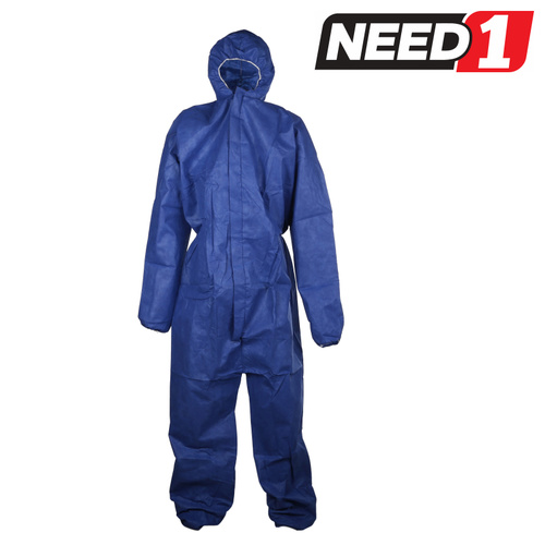 25 x Disposable Coveralls | Size 3XL with Hood & Zip FrontClosure Breathable