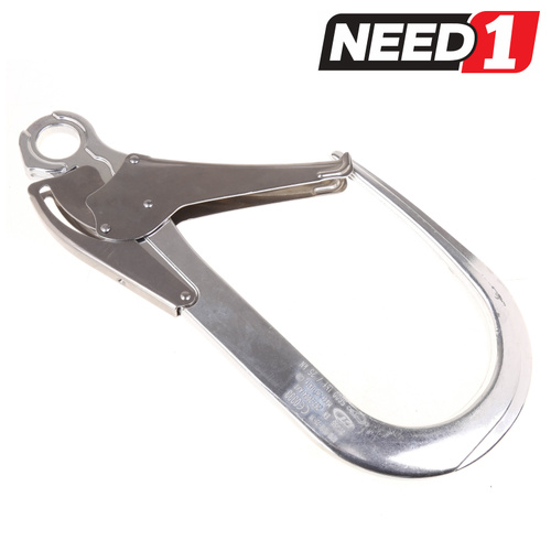 Large Alloy Double Action Scaffold Hook 110mm Gate Opening