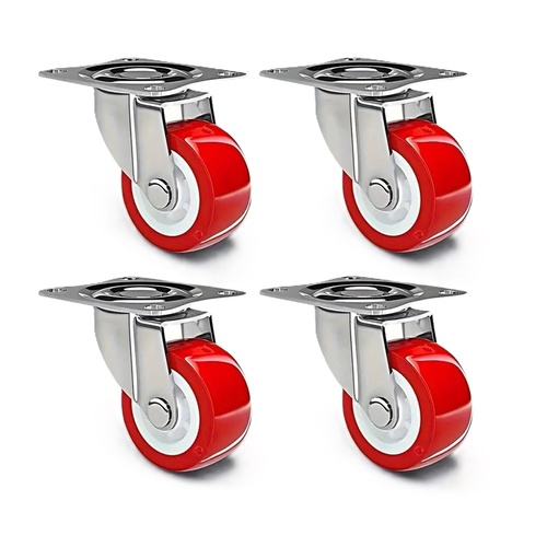 4pcs Castor Wheels Swivel Off Set 