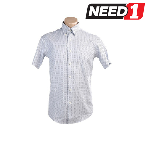 Men's Short Sleeves Custom Fit Non Iron Shirt