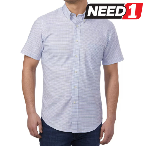 Men's Short Sleeve Custom Fit Non Iron Shirt