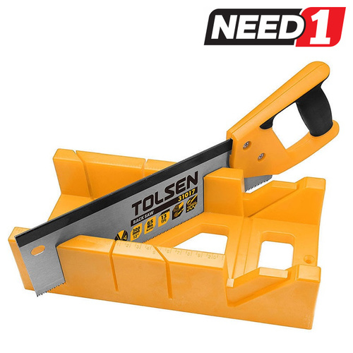 Mitre Box with Back Saw Set