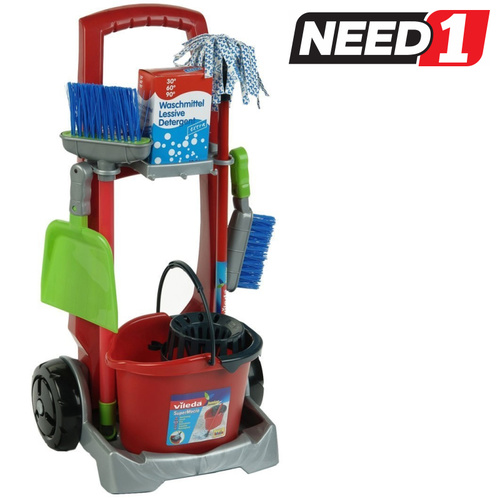 Vileda Junior Cleaning Trolley Set