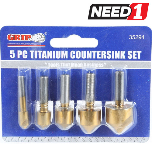 5pc x Countersink Set