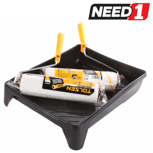 Acrylic & Polyester Paint Rollers with Tray