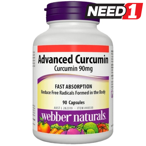 Advanced Curcumin 90mg, 90 Capsules