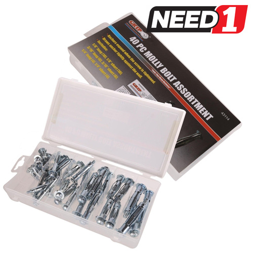 40pc Molly Bolt Assortment