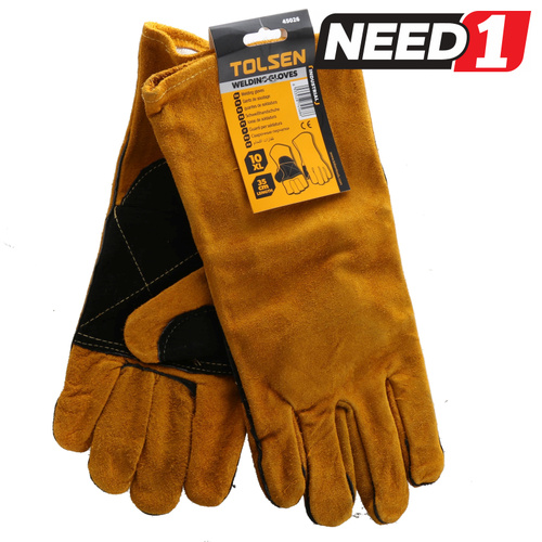 Leather Welders Gloves, Size XL