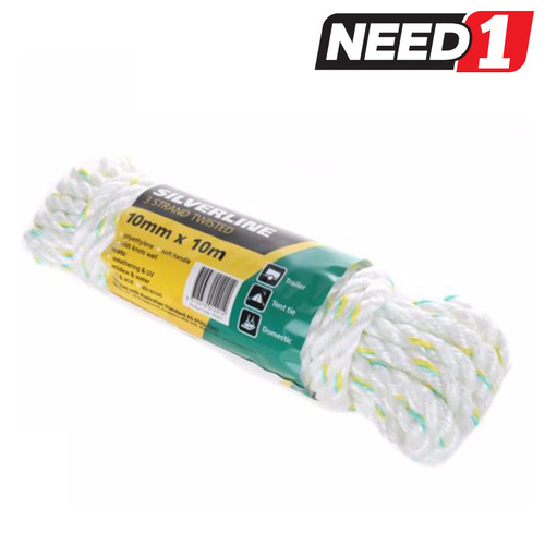 3-Strand Rope - 10m x 10mm