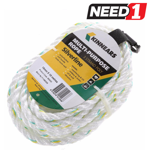 3-Strand Multi-Purpose Rope - 10m x 10mm
