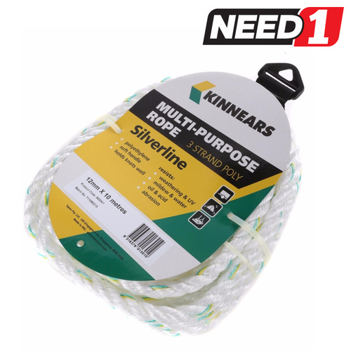 3-Strand Multi-Purpose Rope - 10m x 12mm