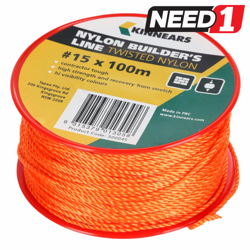 Twisted Nylon Builder's Line - 100m