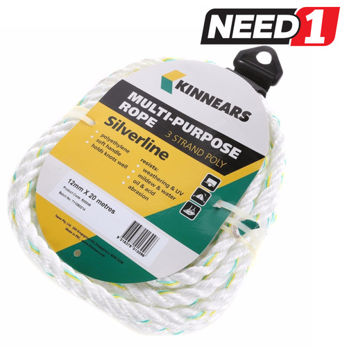 3-Strand Multi-Purpose Rope - 20m x 12mm