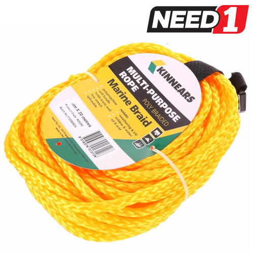 Marine Braid Multi-Purpose Rope - 20m x 8mm