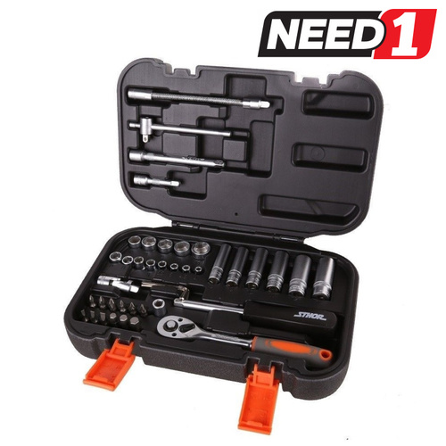 42pc 1/4" Drive Socket Set