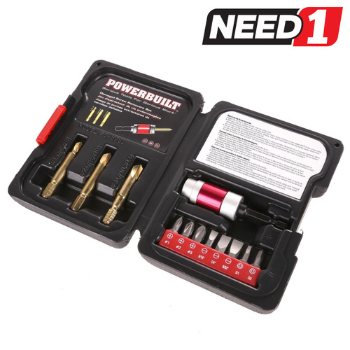 12pc Damaged Screw Remover Set