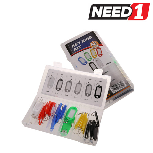 42pc Key Ring Kit
