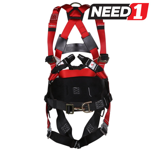 Safety Harness - Full Body - With Miner's Belt & Bayonet Leg