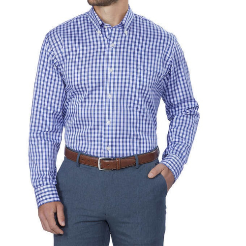 Men's Button Up Custom Fit Dress Shirt
