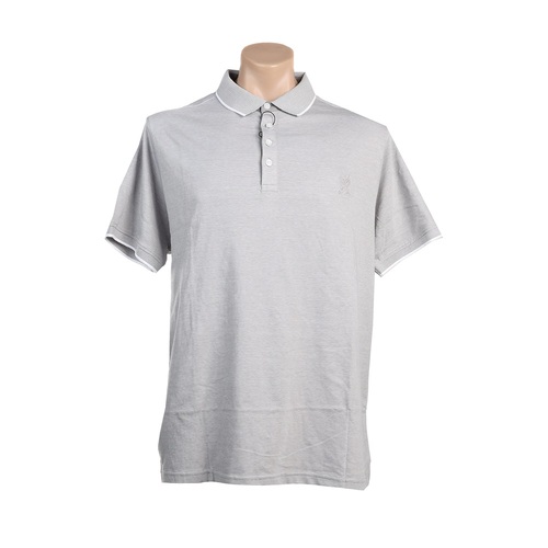 Men's Fine Striped Polo Shirt