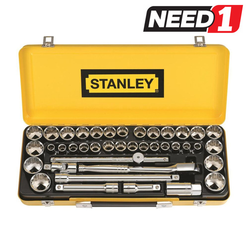 40pc 1/2" Drive Combo Socket Set