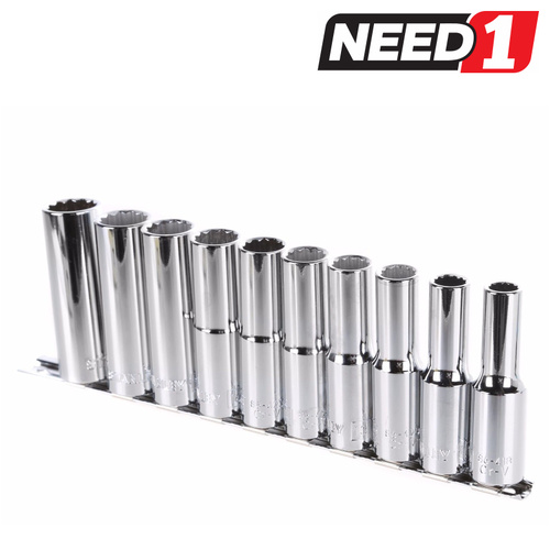 10pc Deep Socket Set