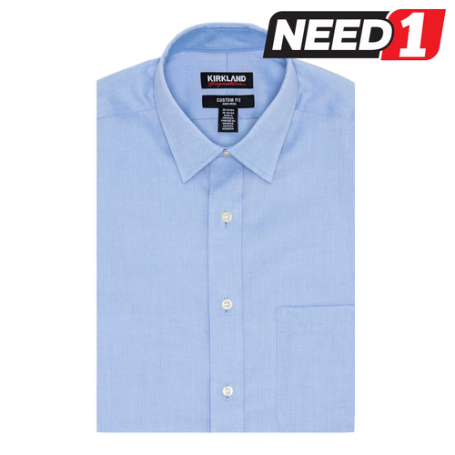 Kirkland Signature Men s Custom Fit Non Iron Dress Shirt need1